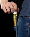 Face Essentials Night Renew moisturizer has a slim design that easily fits into your jeans pocket.